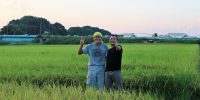 昨日は東松山市野本地区　古凍の新井君農園