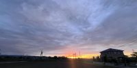夕焼け小焼けでランニング